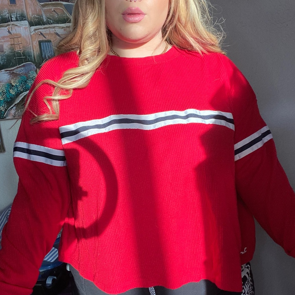 Hollister long sleeve waffle thermal